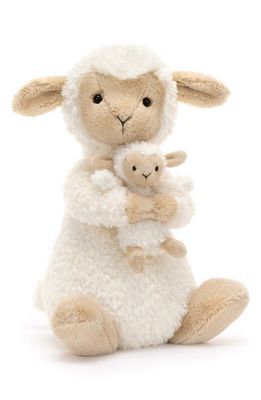 Jellycat Huddles Sheep Stuffed Animal in Cream