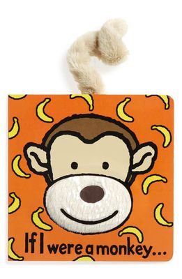 Jellycat 'If I Were a Monkey' Board Book in Brown