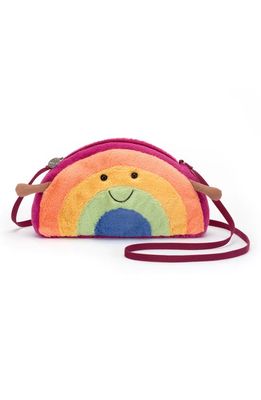 Jellycat Kids' Amusable Rainbow Plush Crossbody Bag in Multi