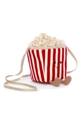 Jellycat Kid's Amuseable Popcorn Plush Crossbody Bag in Multi