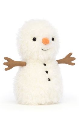 Jellycat Little Snowman Plush Toy in White