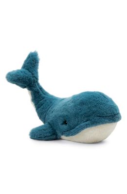 Jellycat Small Wally Whale Stuffed Animal in Blue