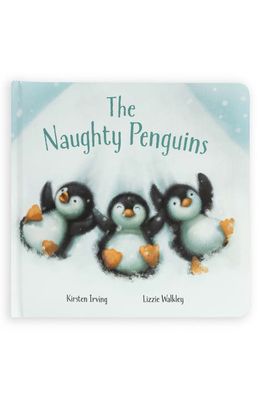 Jellycat 'The Naughty Penguins' Board Book in Multi