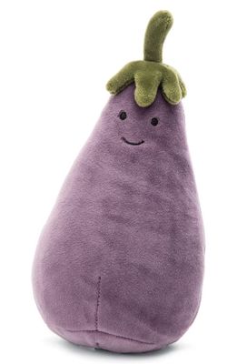 Jellycat Vivacious Vegetable Eggplant Plush Toy in Purple
