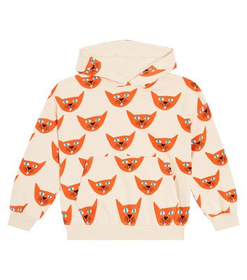 Jellymallow Cat cotton jersey hoodie