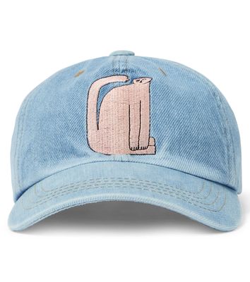 Jellymallow Embroidered denim cap