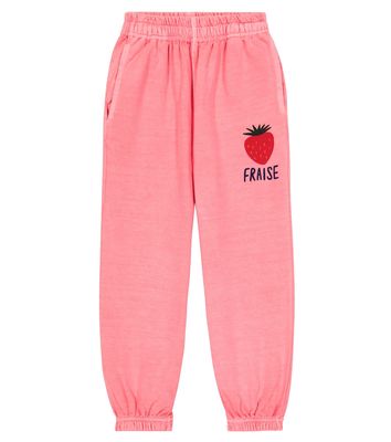 Jellymallow Fraise printed cotton sweatpants