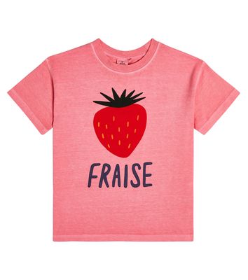 Jellymallow Fraise printed cotton T-shirt