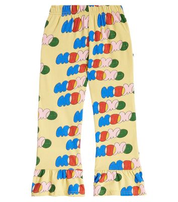 Jellymallow Momo printed ruffled cotton pants