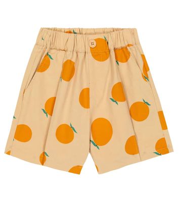 Jellymallow Orange Pintuck shorts