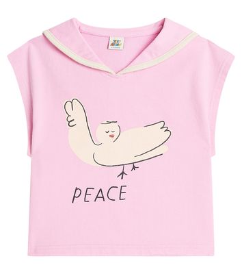 Jellymallow Peace printed cotton top