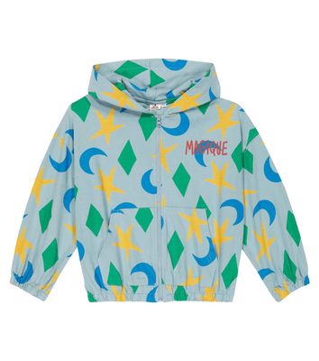 Jellymallow Printed cotton hoodie