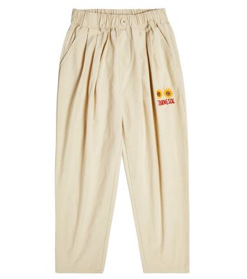 Jellymallow Tournesol embroidered cotton pants