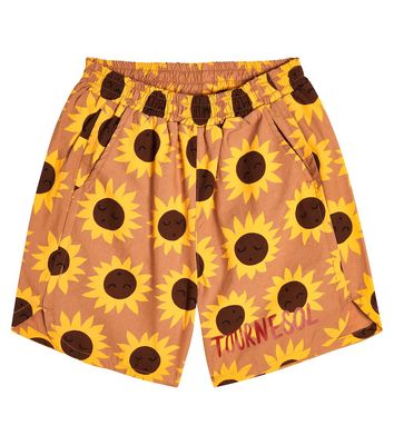 Jellymallow Tournesol floral cotton-blend shorts