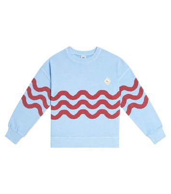 Jellymallow Wave Pigment cotton jersey sweatshirt