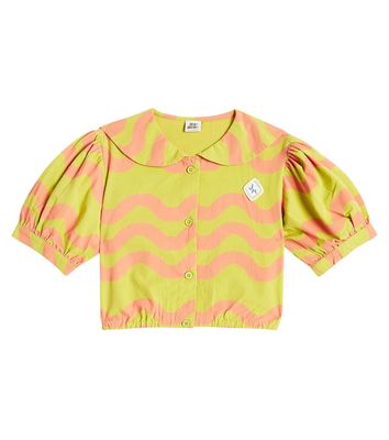 Jellymallow Wave printed cotton blouse