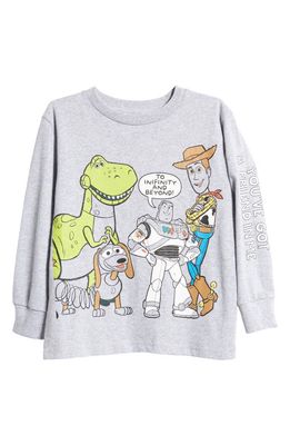 Jem Kids' Toy Story You Have a Friend Long Sleeve Graphic Tee in Heather Grey