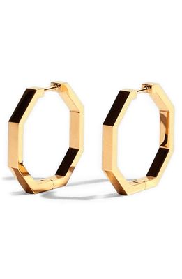 JEM Paris Octogone 18K Gold Earrings in 18K Yellow Gold