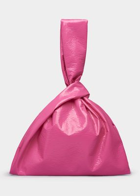 Jen Glossy Top-Handle Bag