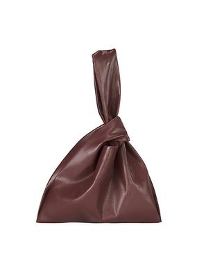 Jen Vegan Leather Top-Handle Bag