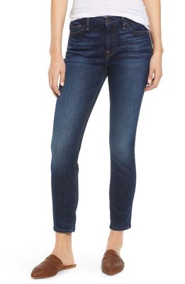 JEN7 by 7 For All Mankind High Waist Ankle Jeans in Pretty Dark Hudson