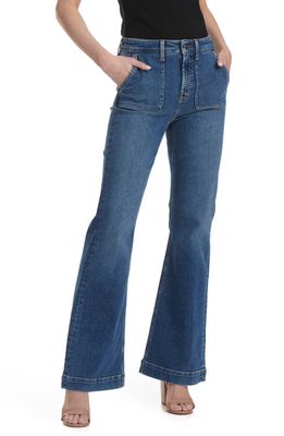 JEN7 by 7 For All Mankind High Waist Flare Trouser Jeans in Brynn