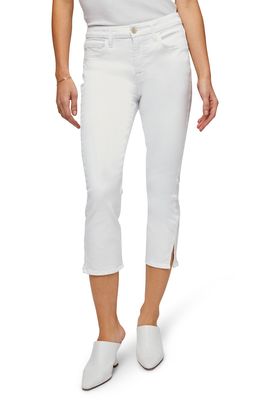 JEN7 by 7 For All Mankind JEN7 Side Slit Capri Jeans in White