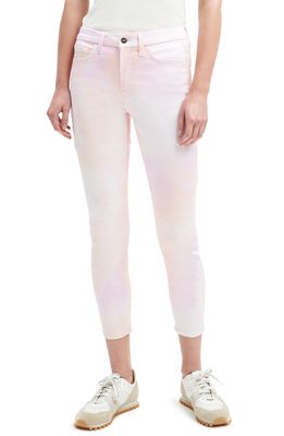 JEN7 by 7 For All Mankind Print Ankle Skinny Jeans in Sunset Tint