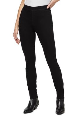JEN7 by 7 For All Mankind Pull-On Skinny Jeans in Classic Black