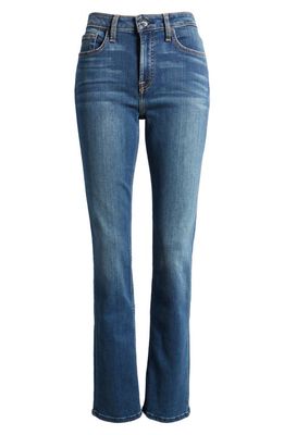 JEN7 by 7 For All Mankind Slim Straight Leg Jeans in Classic Medium Blue