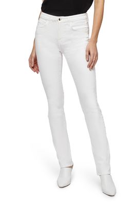 JEN7 by 7 For All Mankind Slim Straight Leg Jeans in White