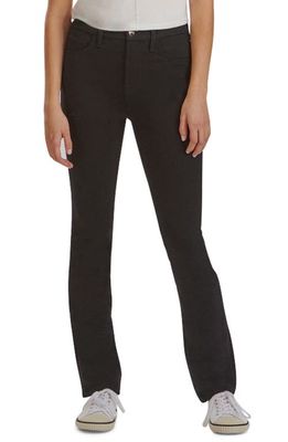 JEN7 by 7 For All Mankind Slim Straight Leg Ponte Pants in Black Ponte
