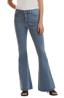 JEN7 by 7 For All Mankind Ultra Flare Jeans in Danica Broken Twill