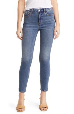 JEN7 by 7 For All Mankind Zip Hem Ankle Skinny Jeans in Clover