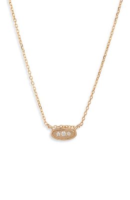 Jennie Kwon Designs Diamond Pendant Necklace in Yellow Gold