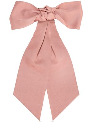 Jennifer Behr Alicia bow hair clip - BLUSH