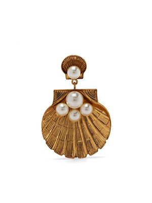 Jennifer Behr Ariel pearl-shell drop earrings - Gold