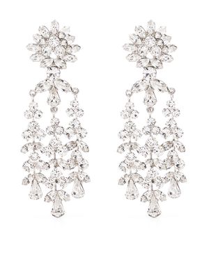 Jennifer Behr Aubrey crystal drop earrings - Silver