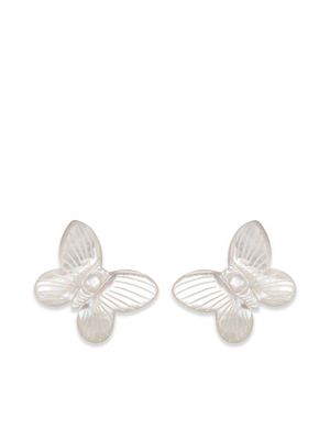 Jennifer Behr Bree butterfly earrings - Neutrals