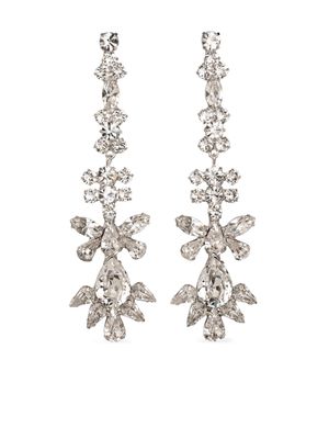Jennifer Behr Ilina crystal earrings - White