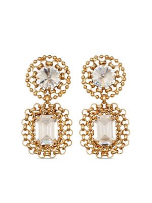 Jennifer Behr Jada crystal drop earrings - Gold