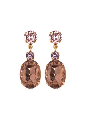 Jennifer Behr Justine drop earrings - Antique-rose