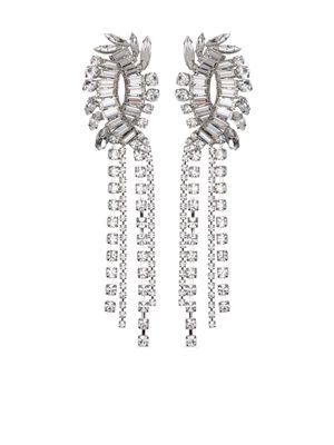 Jennifer Behr Merritt crystal-embellished earrings - Silver