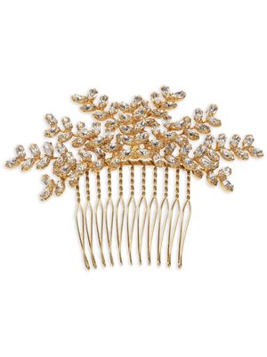 Jennifer Behr Mignonette crystal-embellished comb - Gold