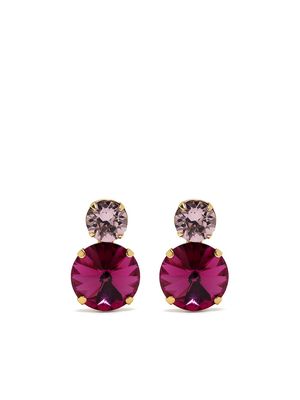 Jennifer Behr Myrla crystal earring - Gold