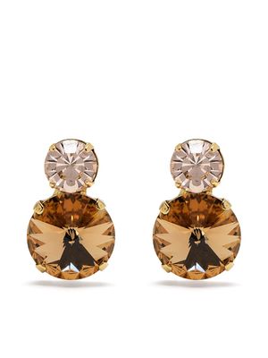 Jennifer Behr Myrla crystal-embellished earring - Gold