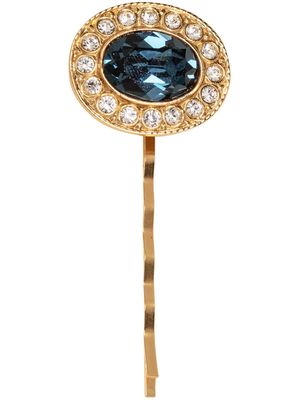 Jennifer Behr Sloane crystal bobby pin - Gold