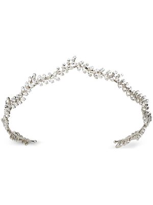 Jennifer Behr swarovski crystal headband - White