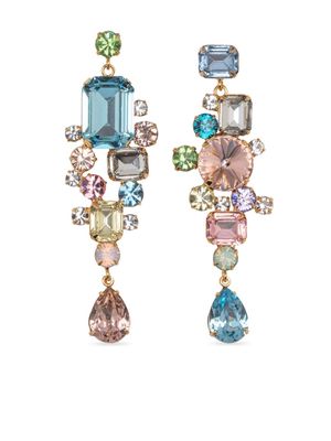 Jennifer Behr Vania drop earrings - Blue