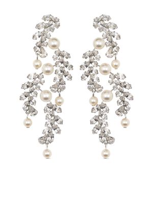 Jennifer Behr Wisteria crystal earrings - Silver